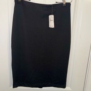 Chic Black Knee-Length Pencil Skirt for Work